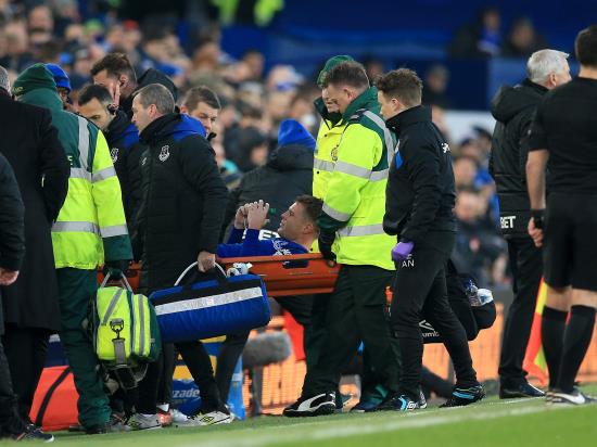 Everton’s James McCarthy suffers double leg break against West Brom