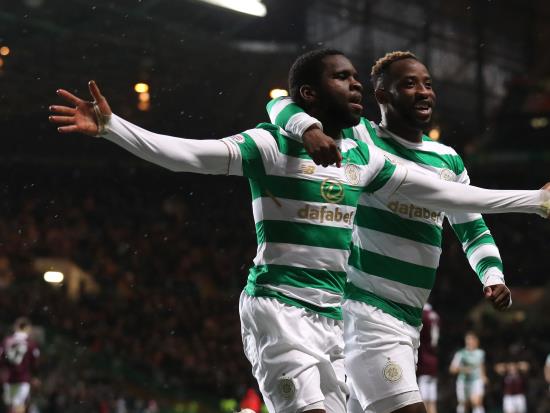 Celtic avenge only domestic defeat under boss Rodgers with victory over Hearts