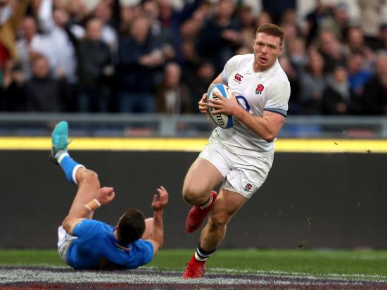 England open Six Nations hat-trick bid with routine win over Italy