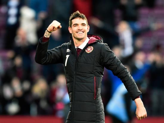 Kyle Lafferty at the double for Hearts as they beat St Johnstone