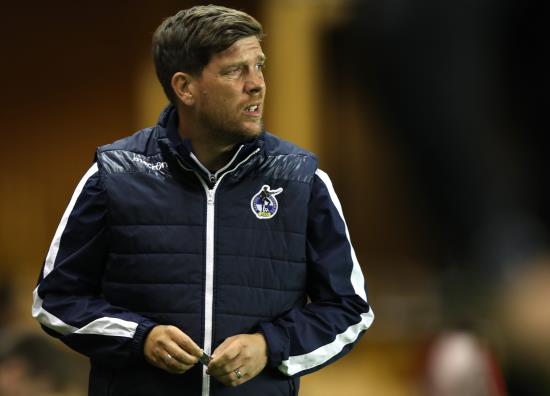 Darrell Clarke unhappy with the state of Bristol Rovers’ pitch