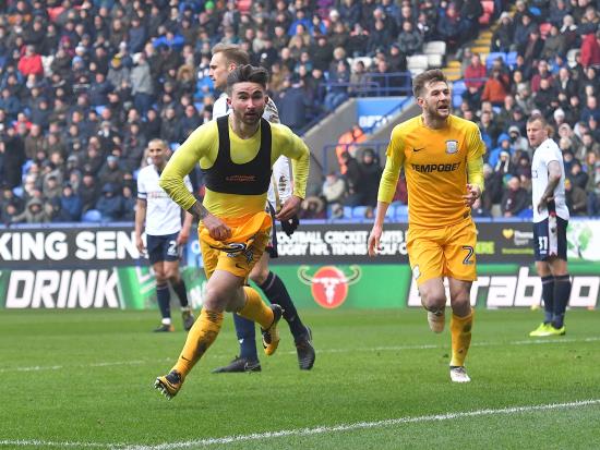 Fit-again Sean Maguire scores twice as Preston come from behind to win at Bolton