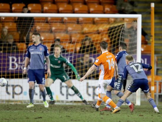 Late Jimmy Ryan effort lifts Blackpool to victory over Charlton