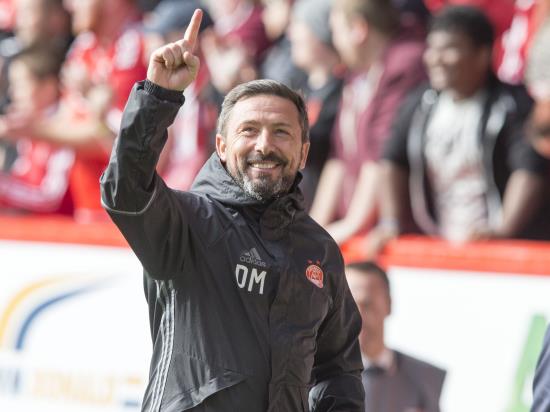 Derek McInnes beaming after Aberdeen move level on points with Rangers