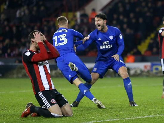Anthony Pilkington’s last-gasp equaliser earns Cardiff point at Sheffield United