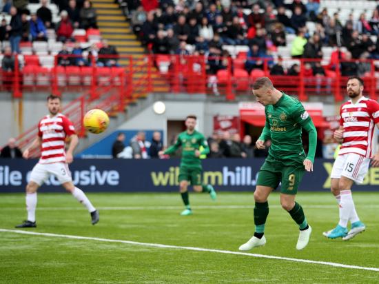 Leigh Griffiths strike moves Celtic to brink of title