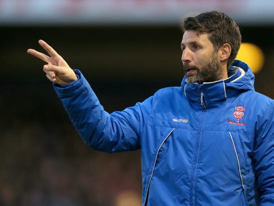 Danny Cowley not surprised by Lincoln’s late show to beat Colchester