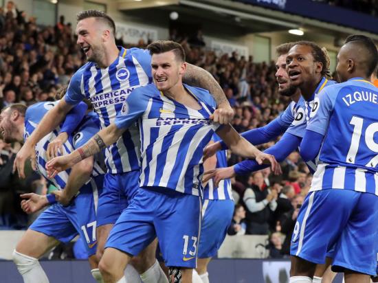 Brighton & Hove Albion 1 - 0 Manchester United: Brighton secure Premier League safety as Gross goal downs United