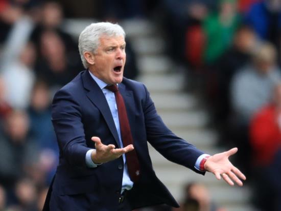 Mark Hughes lays into referee Jon Moss after Saints drop two points at Everton