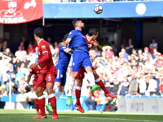 Chelsea FC 1 - 0 Liverpool: Giroud winner sees Chelsea home against Liverpool