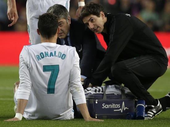 Cristiano Ronaldo to undergo tests on his ankle – Zinedine Zidane
