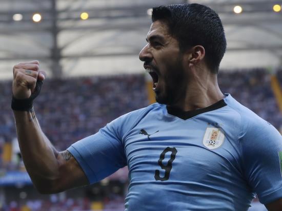 Tabarez hails ‘crucial’ Suarez after Uruguay beat Saudi Arabia to advance