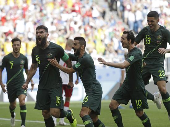 Australia earn draw with Denmark following VAR penalty intervention