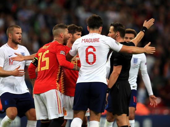 Harry Kane says referee ‘bottled it’ by disallowing Danny Welbeck strike