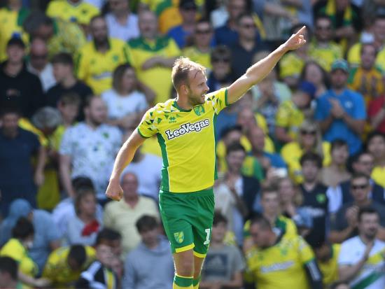 Jordan Rhodes nets hat-trick as Norwich edge Wycombe in Carabao Cup third round