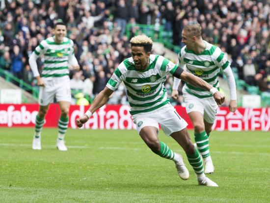 Scott Sinclair relieved to find the net at Celtic Park