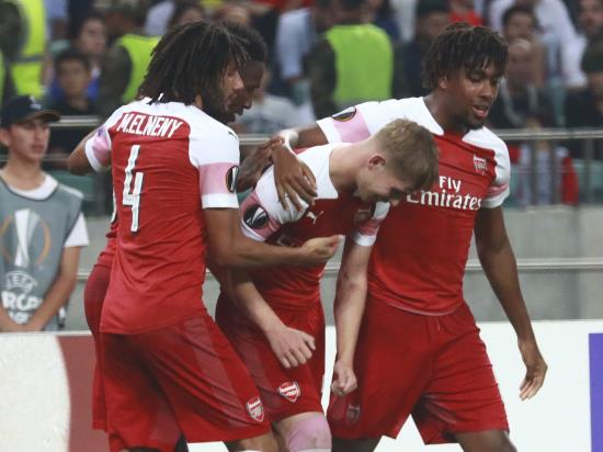 Emery hails Emile Smith Rowe’s mentality as youngster scores first Arsenal goal