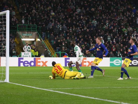 Odsonne Edouard nets winner as Celtic keep Europa League knockout hopes alive