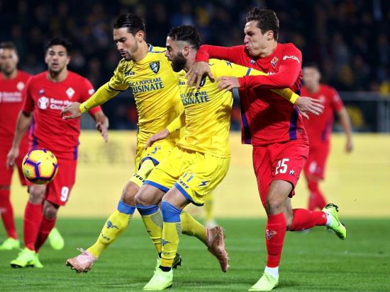 Frosinone secure late draw