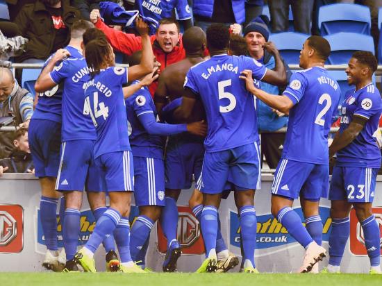 Bamba embroiled in shirt-off celebration row as Cardiff beat Brighton