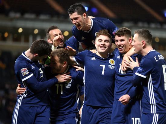 James Forrest nets Nations League hat-trick as Scotland seal Euro 2020 play-off