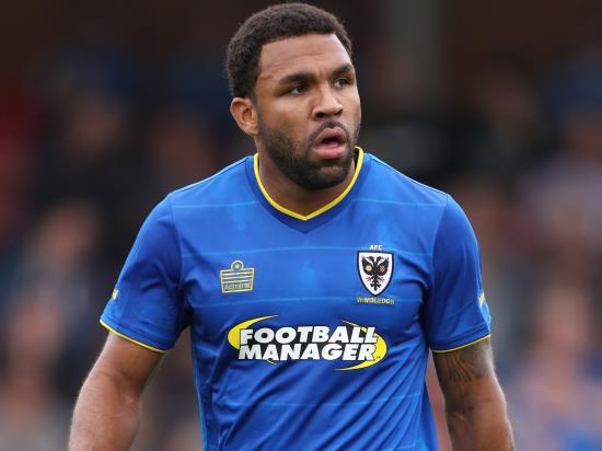 Andy Barcham earns AFC Wimbledon a point in Wally Downes’ first game in charge