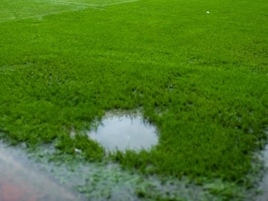 Match abandoned at the New Lawn due to wet weather