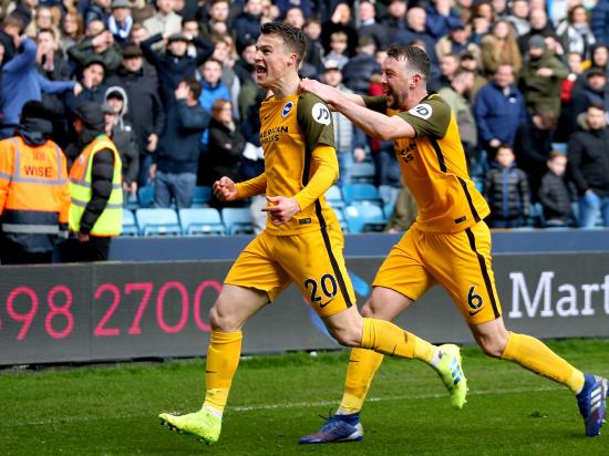 Brighton see off Millwall in penalty shoot-out to reach FA Cup semi-final