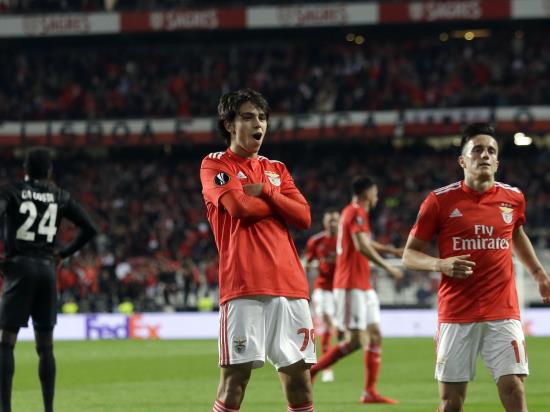 Felix hat-trick hands Benfica advantage over Eintracht Frankfurt