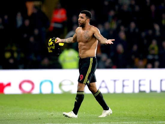 Deeney off as Foster error gives Arsenal victory at Watford