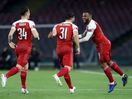 Arsenal win in Napoli to reach Europa League semi-finals