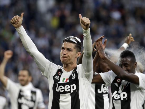 Allegri hails a record-breaking eighth successive Serie A title for Juventus