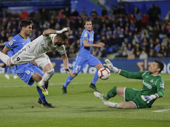 Getafe claim vital point against Real Madrid