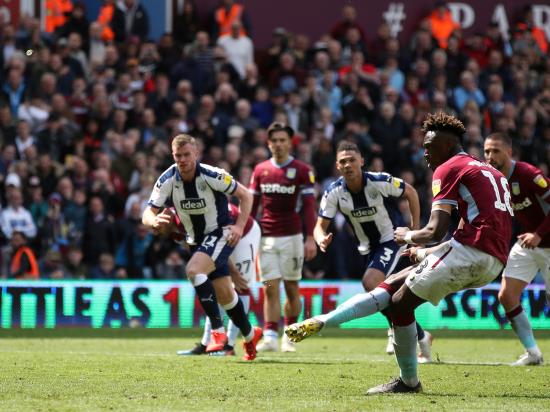 Baggies pay the penalty as Aston Villa edge first leg