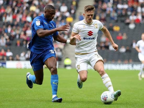 Healey ruled out of MK Dons’ clash with Southend