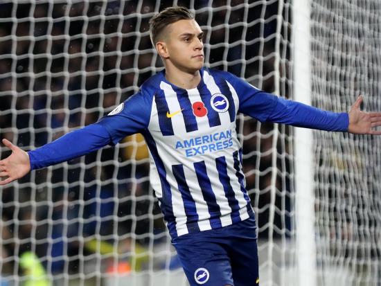 Brighton stretch winning home run with victory over struggling Norwich