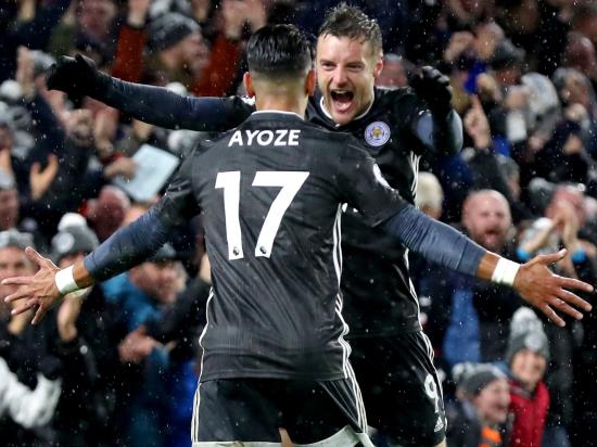 Vardy and Leicester’s hot streak continues with win at Brighton
