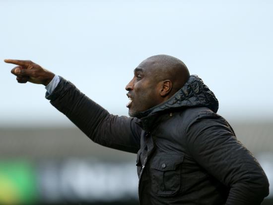 Southend boss Sol Campbell: A month ago we would probably have lost that game