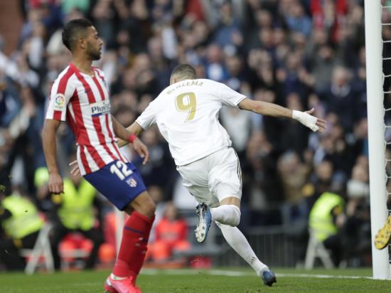 Benzema strikes as Real edge Atletico in Madrid derby