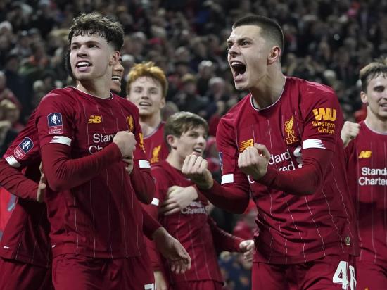 Ro-Shaun Williams’ own goal sees Liverpool youngsters edge Shrewsbury cup replay