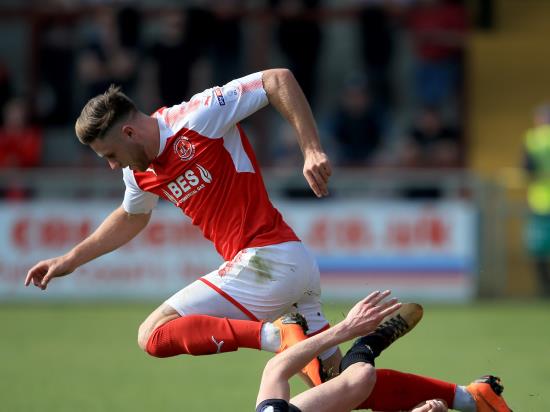 Wes Burns scores the winner as in-form Fleetwood end Peterborough’s fine run