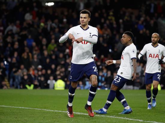 Dele Alli rescues a point for Tottenham at Burnley