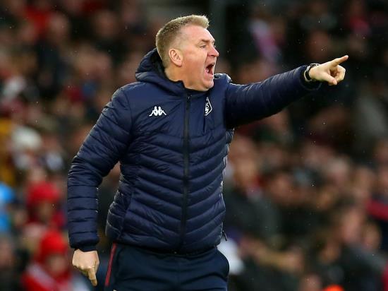 Dean Smith unhappy with referee and Aston Villa players after Leicester loss