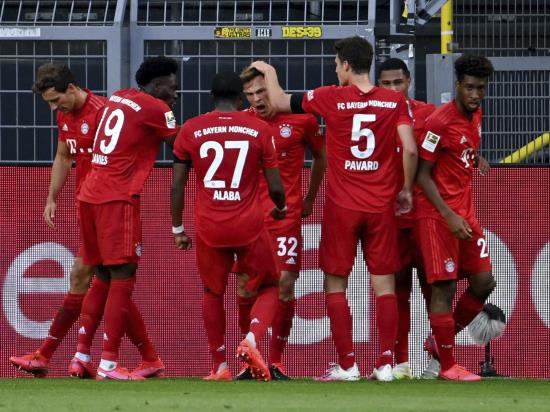 Joshua Kimmich’s stunning chip sinks Dortmund as Bayern move seven points clear