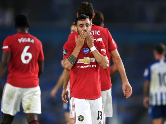 Bruno Fernandes salutes team-mates after starring role in win over Brighton