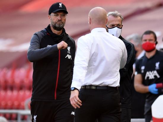 Sean Dyche delighted with Burnley’s resilience in taking point at Anfield