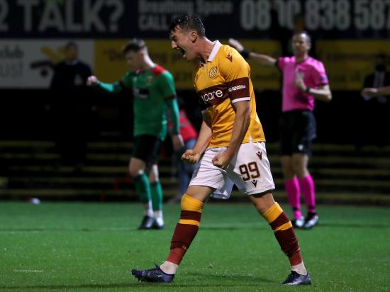 Stephen Robinson pleased to see Motherwell find their scoring boots