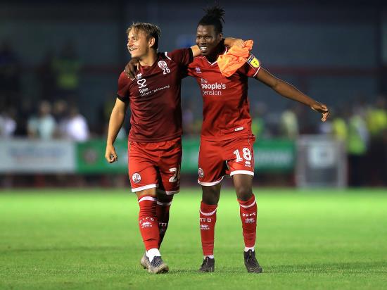 David Sesay a doubt as Crawley take on Scunthorpe