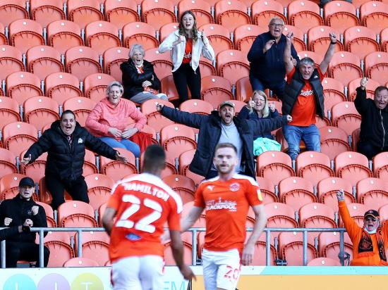 CJ Hamilton brace helps Blackpool see off Swindon
