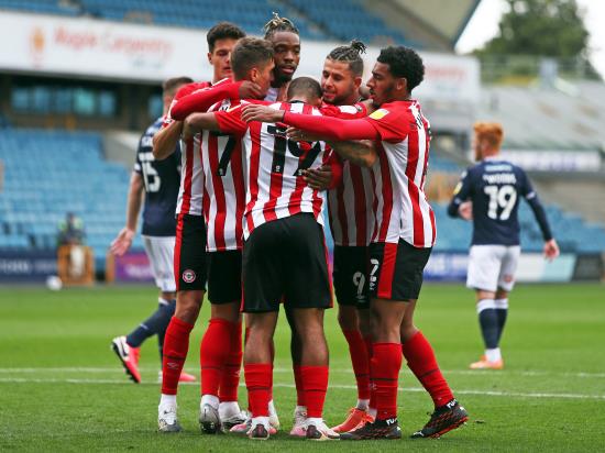 Ivan Toney penalty rescues a point for Brentford at Millwall